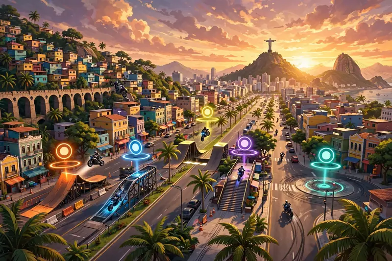 Best Stunt Spots in Projeto Grau 2 Open World